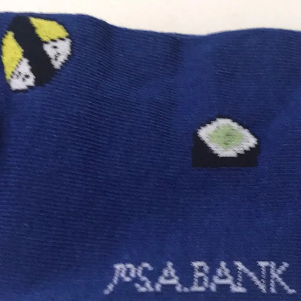 Jos. A. Bank Sushi Socks Royal Blue